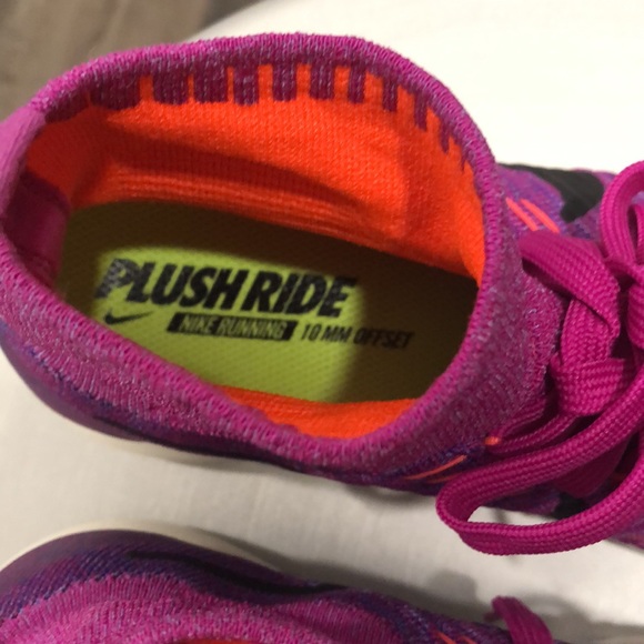 Nike NWOB Lunar Epic Flyknit High Top Running Shoe in RARE Color Combo Size 8.5 - Picture 11 of 14